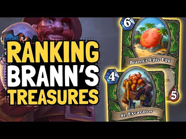 Ranking Brann's TREASURES & HERO POWERS in Tombs of Terror | Hearthstone