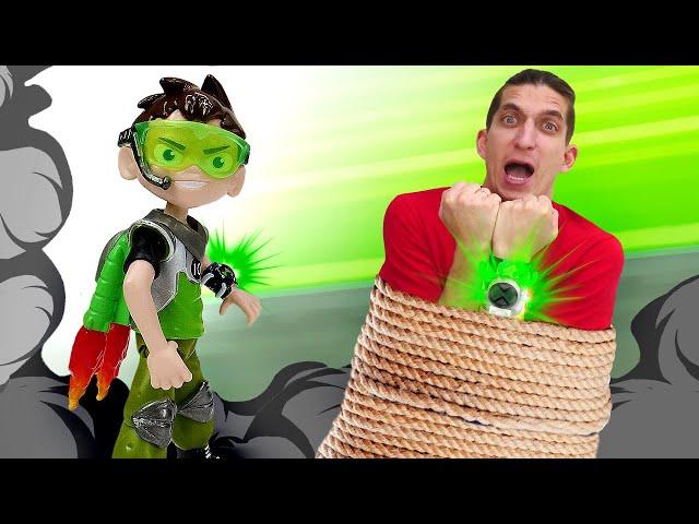 Часы OMNITRIX Бен 10 - Видео распаковка игрушек. - Ben 10 против Хикса!