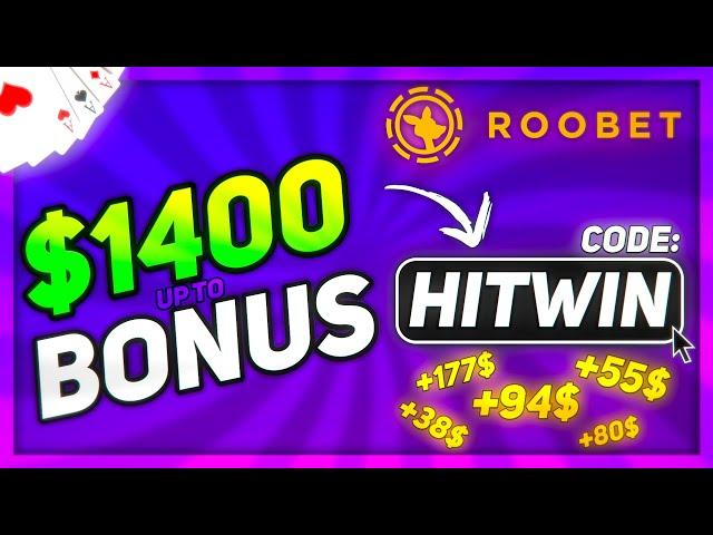 ROOBET PROMO CODE — HITWIN | $1400 WEEKLY & CASHBACK | REVIEW