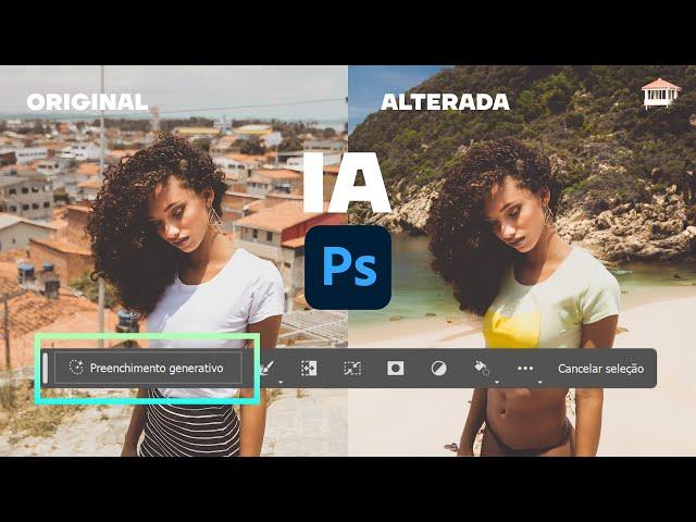 ABSURDO!  Adobe lançou nova Inteligência Artificial no Photoshop | Preenchimento Generativo