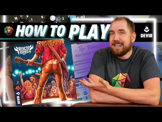 How to Play ROCK HARD 1977 | Board Game Tutorial