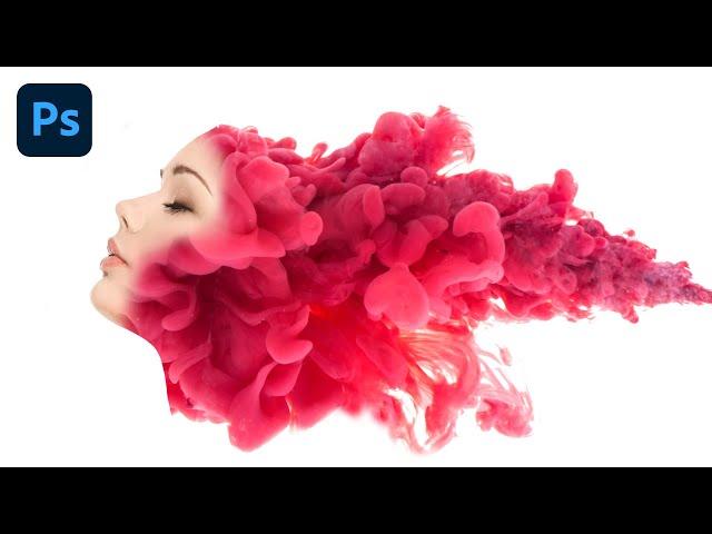 Photoshop Tutorial - Photo Manipulation || Smoke Portrait Effect In Photoshop