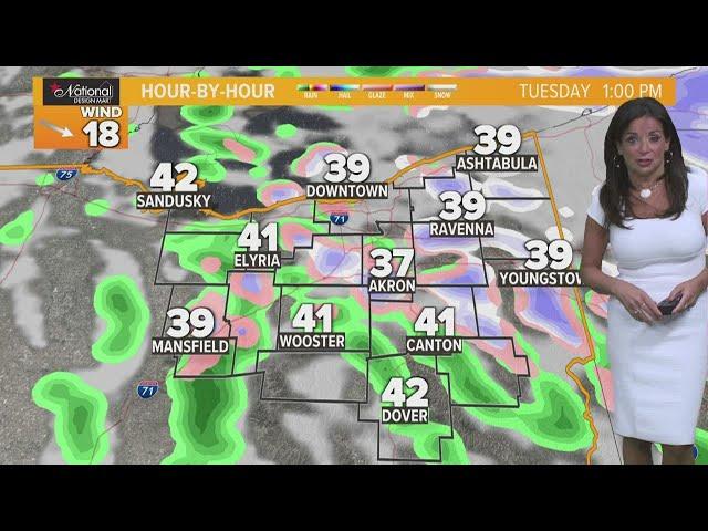 When will the snow end? Cleveland weather forecast with Hollie Strano for April 19, 2022