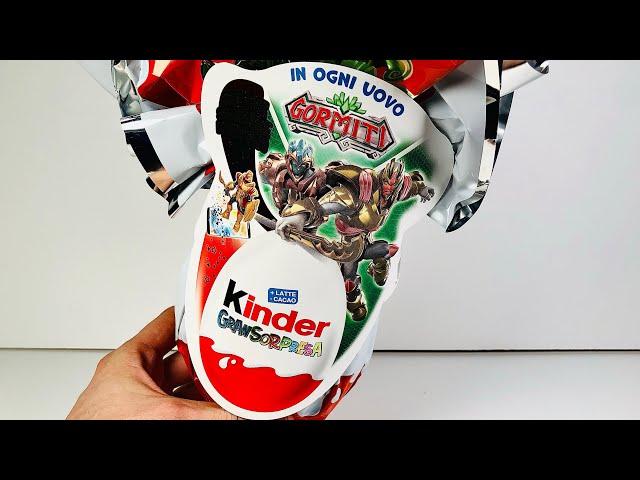 GORMITI KINDER SURPRISE |ОГРОМНЫЙ КИНДЕР СЮРПРИЗ ГОРМИТИ | Uova di pasqua 2021 GRANSORPRESA