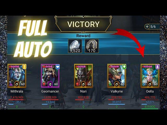 Full AUTO STAGE 15 all affinities Iron Twins Team | Raid Shadow Legends