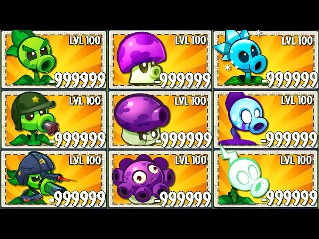 PVZ 3 - Random 30 Plants POWER-UP vs All Zombies - Who Will Win?