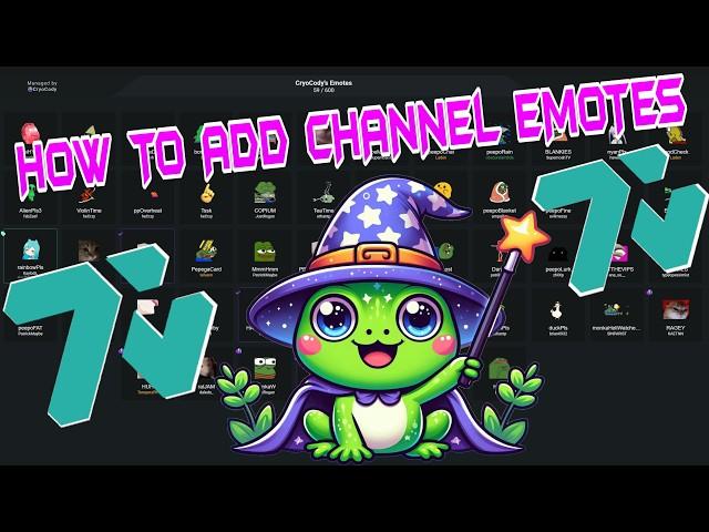 Add 7TV Emotes to Your Twitch Channel 2024 | Twitch Streamer