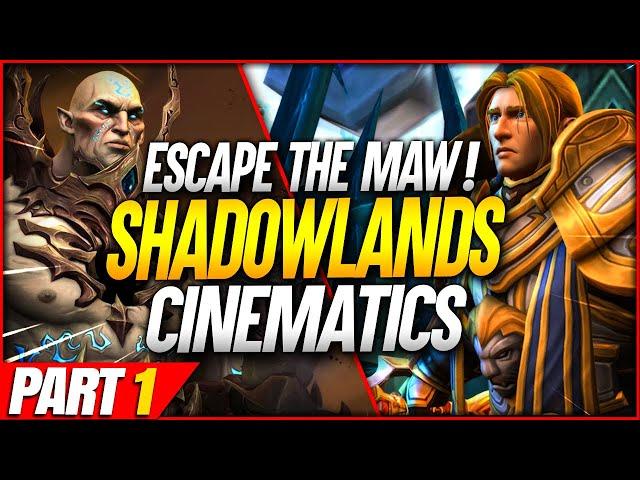 World of Warcraft: Shadowlands Cinematics and Cutscenes | Escape the Maw! [4k]