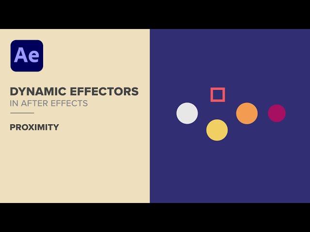 After Effects: Dynamic Proximity Effectors with Expressions