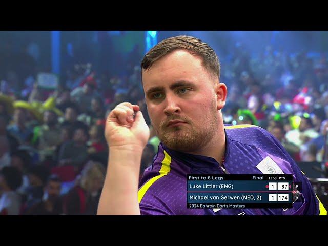 LUKE LITTLER'S FIRST TV TITLE! Littler v Van Gerwen | 2024 Bahrain Darts Masters FULL FINAL