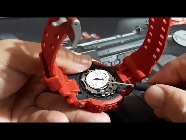 How to replace Gshock 3255 battery ...