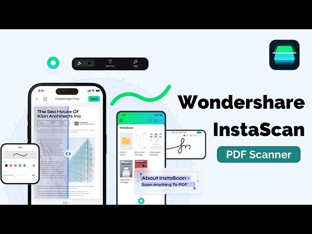 Introduce Wondershare InstaScan - PDF Scanner for iPhones