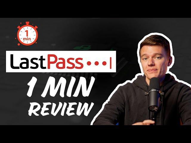 LastPass Review 2023 | Powerhouse of Password Managers A Quick 1min Review⏱️