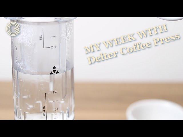 Delter Coffee Press - A new way to brew? My Week With