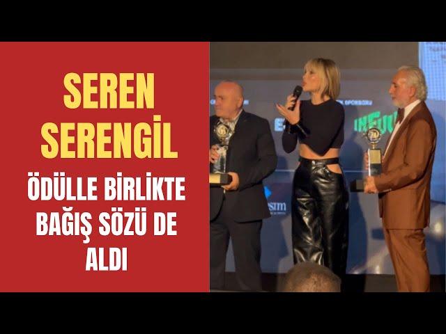 Seren Serengil, ödül aldığı gecede barınaklar için 600 kulübe bağışı sözü de aldı!