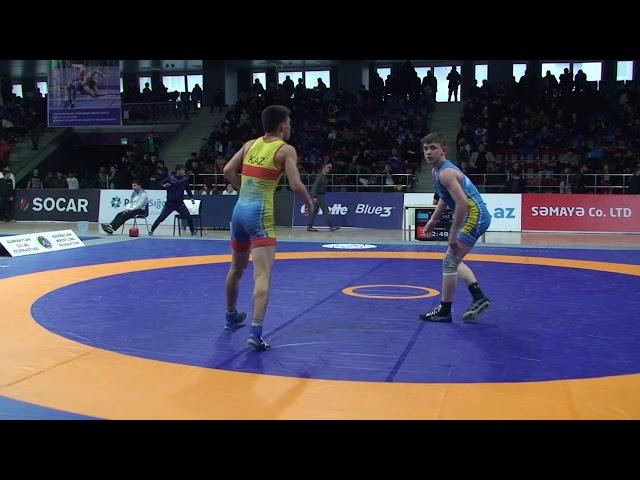 1/4 final FS - 60 kg: Mukamet Kabidoldanov (KAZ) - Yeqor Arçuqin (KAZ)