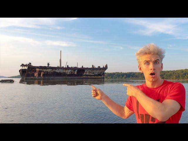 SEARCHING FOR ABANDONED GHOST SHIP!! (HAUNTED WRECK)