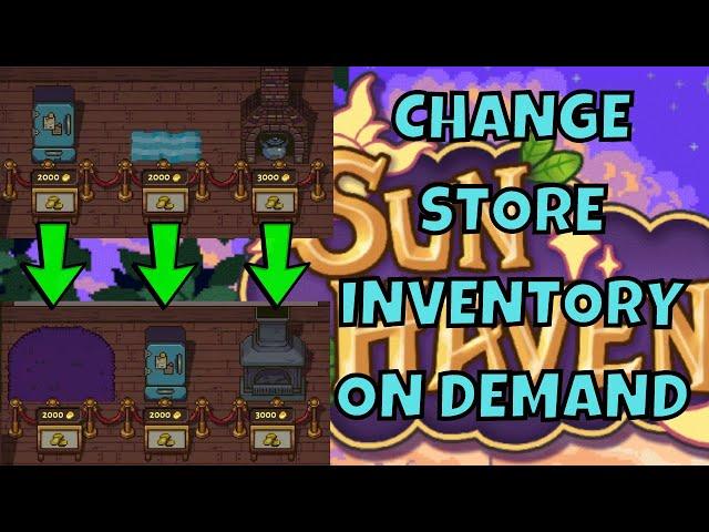 Sun Haven Change Store Inventory On Demand (EarlyAccess .5)