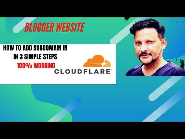 How to add Subdomain in Cloudflare in 3 simple steps 100% working | Albert Pinto