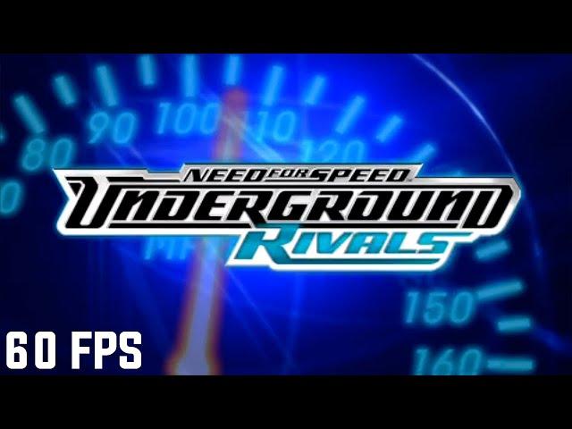 Need for Speed: Underground Rivals | Intro 4K 60FPS