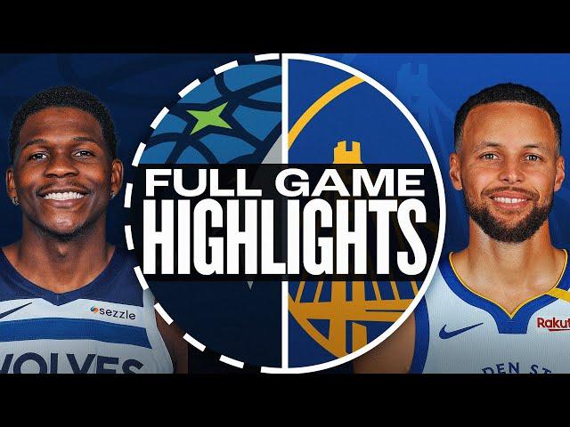 TIMBERWOLVES at WARRIORS | FULL GAME HIGHLIGHTS | December 8, 2024