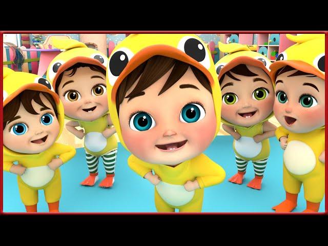 Six Little Ducks |  Banana Cartoon 3D Nursery Rhymes Baby & Kids Songs 