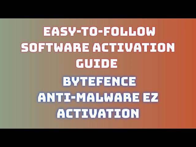 Step-by-Step Guide: Download and Install ByteFence Anti-Malware