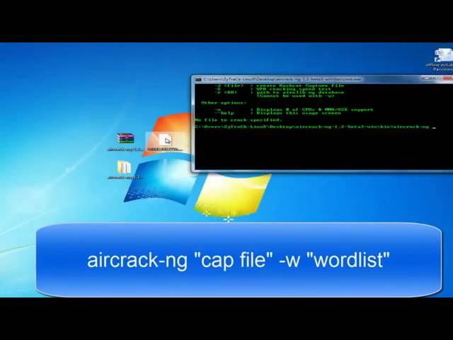 HOW TO]  use aircrack ng for windows easy