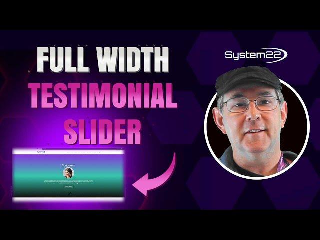 Divi Theme Full Width Animated Testimonial Slider 