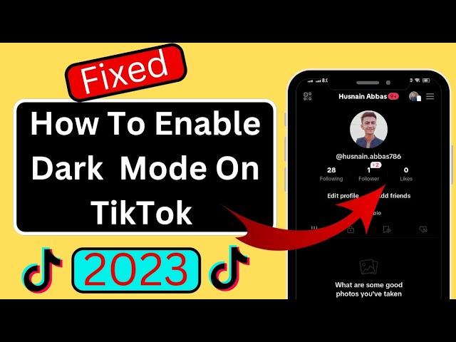 How to get dark mode on TikTok |How to enable dark mode on TikTok | TikTok dark mode enable | iPhone