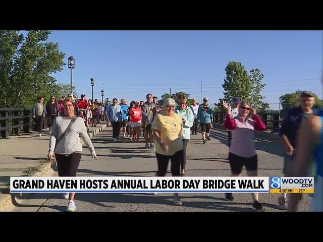 Community marks unofficial end of summer at Grand Haven Bridge Walk