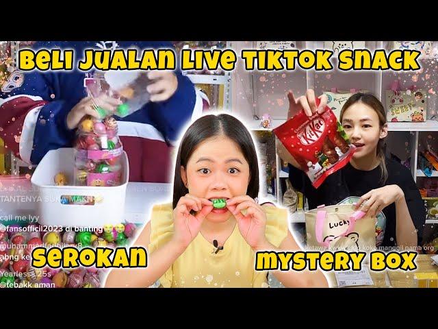 BELI LIVE TIKTOK JUALAN SNACK SEROKAN!