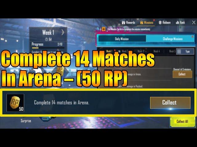 Complete 14 Matches In Arena In 1-Minute MONIKA