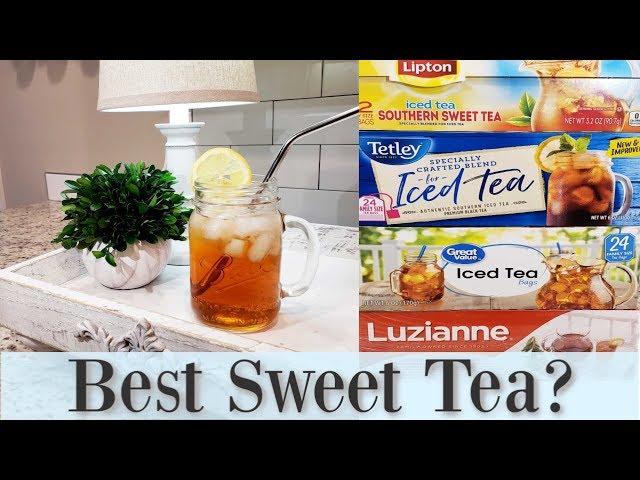 BEST SWEET TEA | TESTING DIFFERENT SWEET TEA BRANDS | TEA TASTE TEST