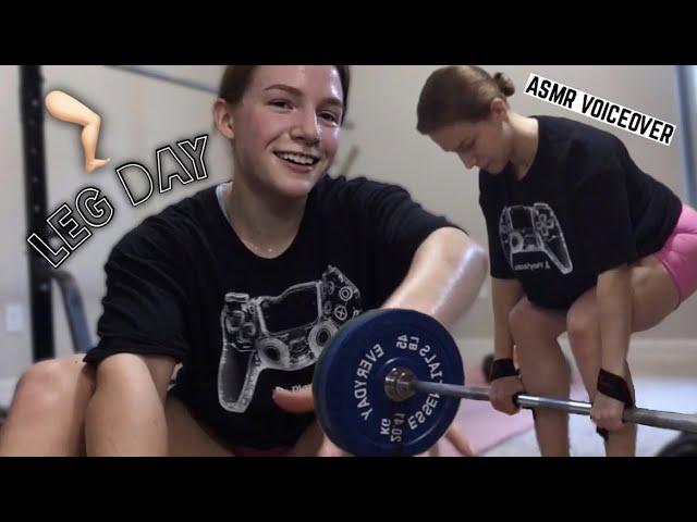 ASMR - Workout With Me!Leg Day (Voiceover)