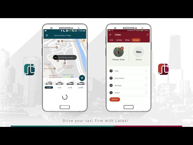 Lataxi - On Demand Taxi Booking Application