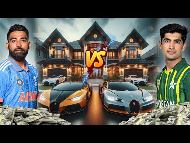 Mohammed Siraj VS Naseem Shah Comparison) Car collection, House, lifestyle, income, net worth