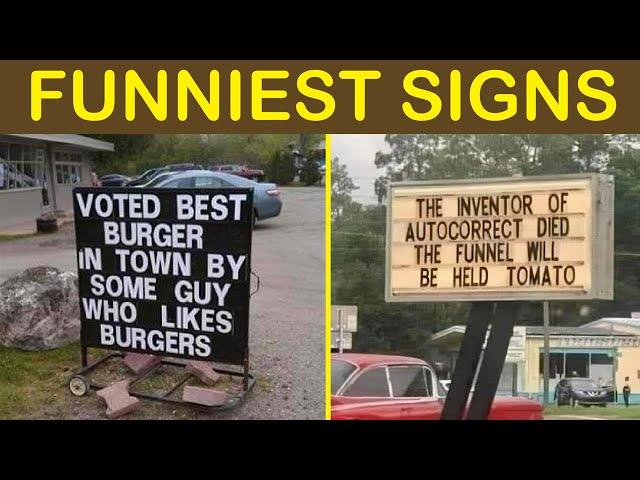 Funniest And Most Baffling Signs That People Found In The Wild (NEW) | Happy Bears