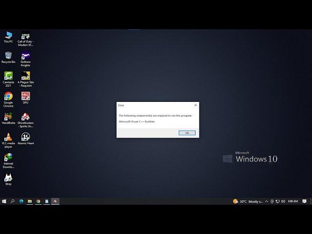 How To Solve_Ghostbusters - Spirits Unleashed | Microsoft Visual C++ Runtime | Error