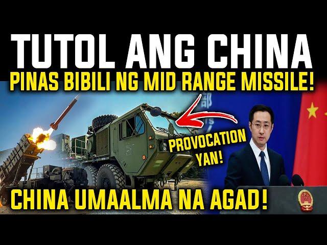 CHINA UMALMA SA PLANO NG PINAS NA BUMILI NG MID RANGE MISSILE SYSTEM REACTION AND COMMENT