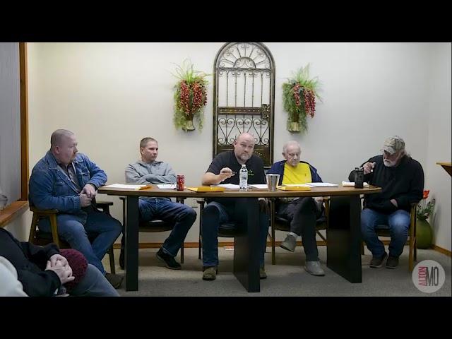 Alton City Council Meeting On January 13, 2025