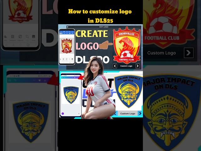 How to customize logo in DLS25 #dls25 #shorts #viralvideo