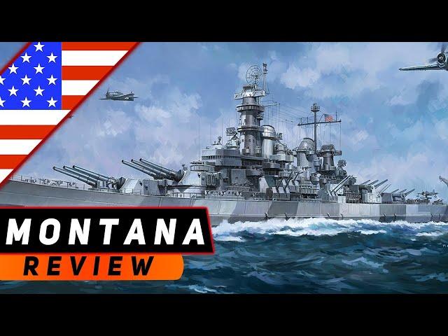 ЛИНКОР MONTANA! СБОРКА С УНИКАЛКОЙ! ВОТ ЭТО ТОП! МИР КОРАБЛЕЙ/WORLD OF WARSHIPS