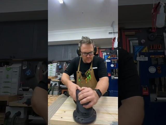 The most satisfying sanding video on YouTube. #woodworking #challenge