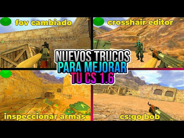 TRUCOS para CS 1.6 | MODIFICAR MIRA CS 1.6 | INSPECCIONAR ARMA CS 1.6 | FOV editor | CS:GO/HL2 bob