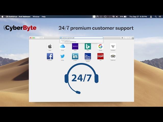 CyberByte Antivirus - Certified Mac Antivirus solution