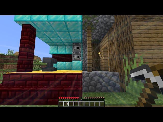 FAKE Minecraft Speedrun VS Normal Speedrun