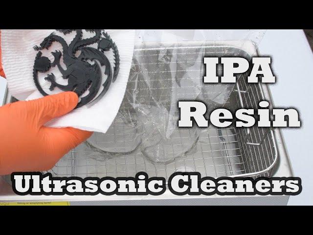 Resin 3D Printing - Ultrasonic Cleaning with IPA