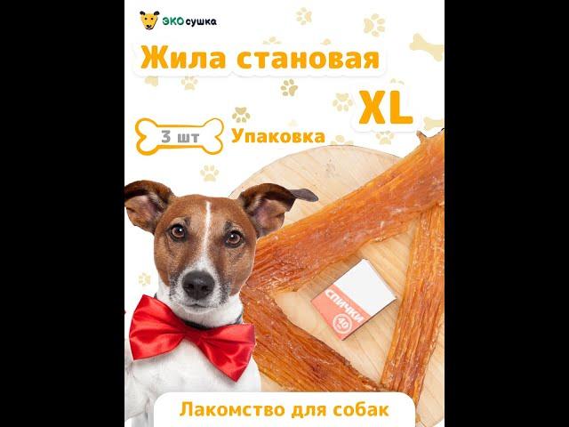 Лакомства для собак от бренда "ЭКОсушка".