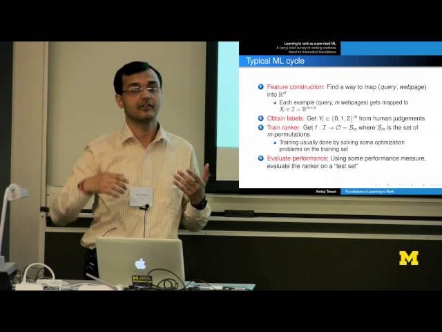 Data Mining - Foundations of Learning to Rank: Needs & Challenges | Lectures On-Demand